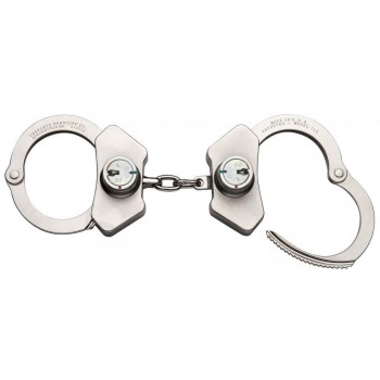 Peerless High Security - Chain Link Handcuff - Nickel Finish