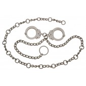 Waist Chain - Linked Cuffs Nickel Finish