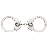 High Security - Oversize Handcuff - Nickel Finish