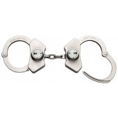 High Security - Chain Link Handcuff - Nickel Finish
