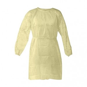 Disposable Isolation Medical Hospital Gown (yellow) 	