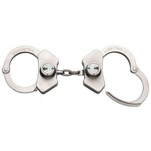 Peerless High Security - Chain Link Handcuff - Nickel Finish