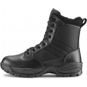 TAC FORCE 8" Men's Black Waterproof Insulated Tactical Boot with Zipper