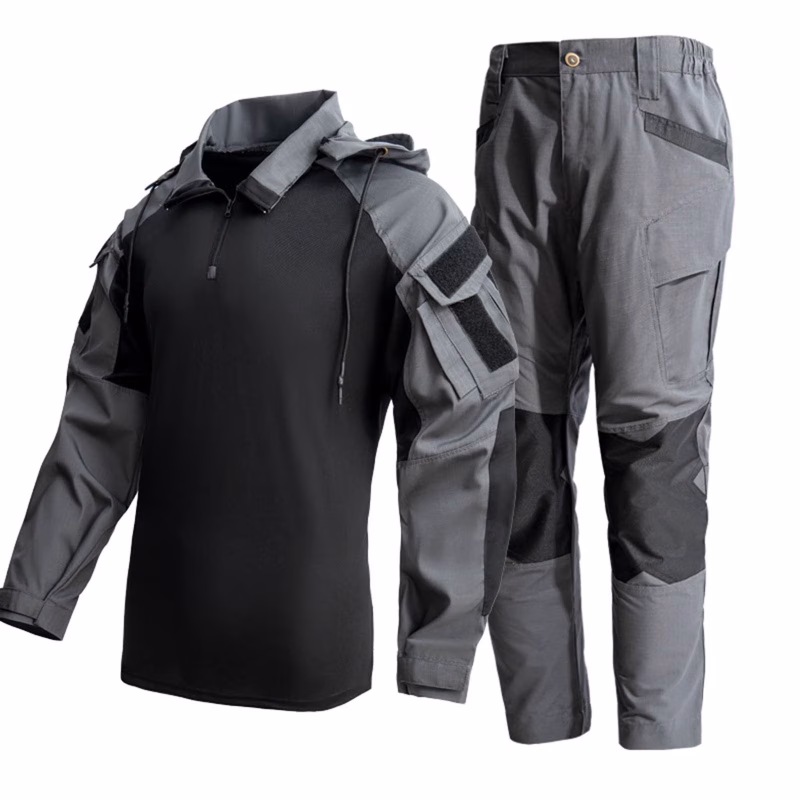 Hinvhai-Men-s-Outdoor-Tactical-Suits-Long-Sleeve-Fitting-Multifunctional-Stand-up-Collar-Zipper-Shirt-Cargo-Pants-Pockets-Gray-XXL-XXL_73833e11-015b-4f02-80a9-4f2f70c54605.c28058156aca9f0ff57748