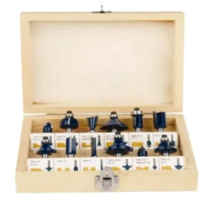 Hoteche 12Pcs Router Bits Set 8Mm