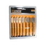 Hoteche 8Pcs Wood Flat Drill Bit Set