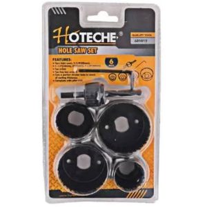 Hoteche 6Pcs Hole Saw Set