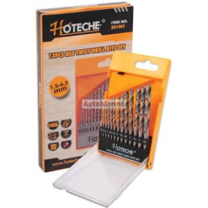 Hoteche 13Pcs Hss Twist Drill Bit Set (Mertic)