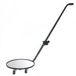 Under Vehicle Inspection Security Mirror with Wheels and LED Light 12 Inch